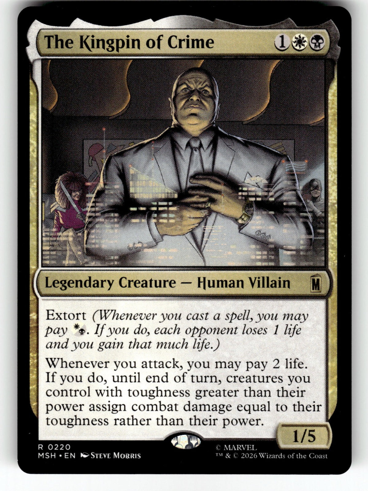 The Kingpin of Crime – 220 MSH: Marvel Super Heroes R NM