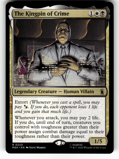 The Kingpin of Crime – 220 MSH: Marvel Super Heroes R NM