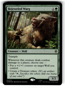 Bejeweled Warg – 117 HOB: The Hobbit R Foil NM