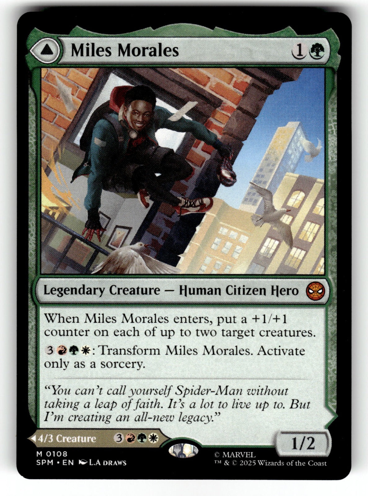 Miles Morales – 108 SPM: Marvel's Spider-Man M NM