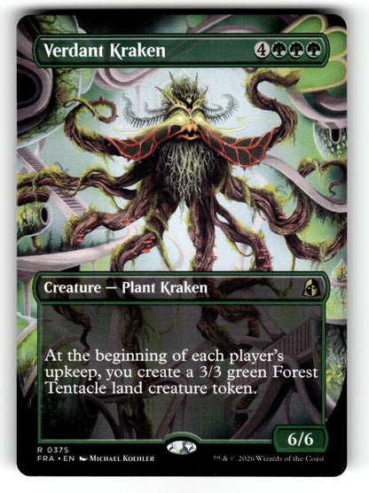 Verdant Kraken (Borderless) – 375 FRA: Reality Fracture R NM