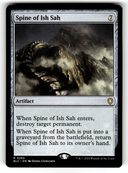 Spine of Ish Sah – 285 BLC: Commander: Bloomburrow R NM