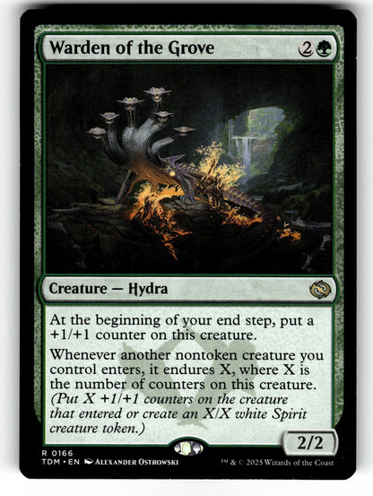 Warden of the Grove – 166 TDM: Tarkir: Dragonstorm R NM