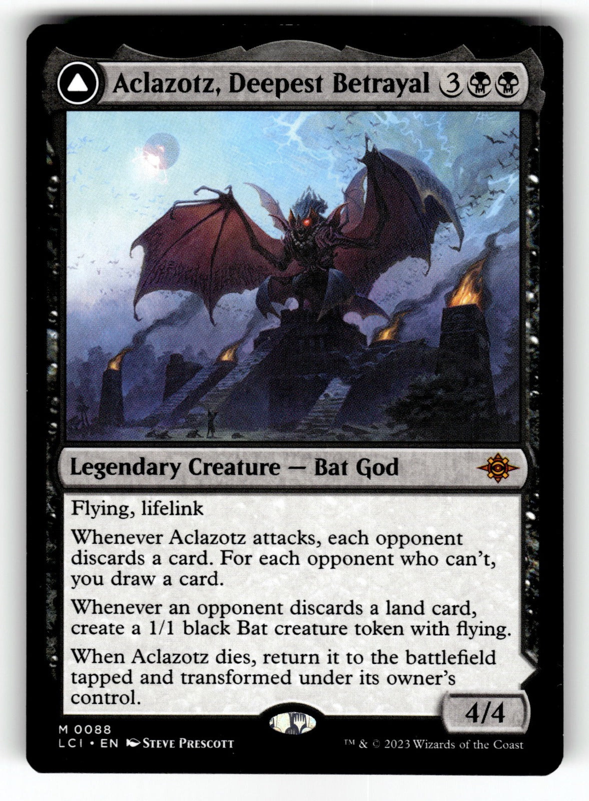 Aclazotz, Deepest Betrayal – 88 LCI: The Lost Caverns of Ixalan M NM