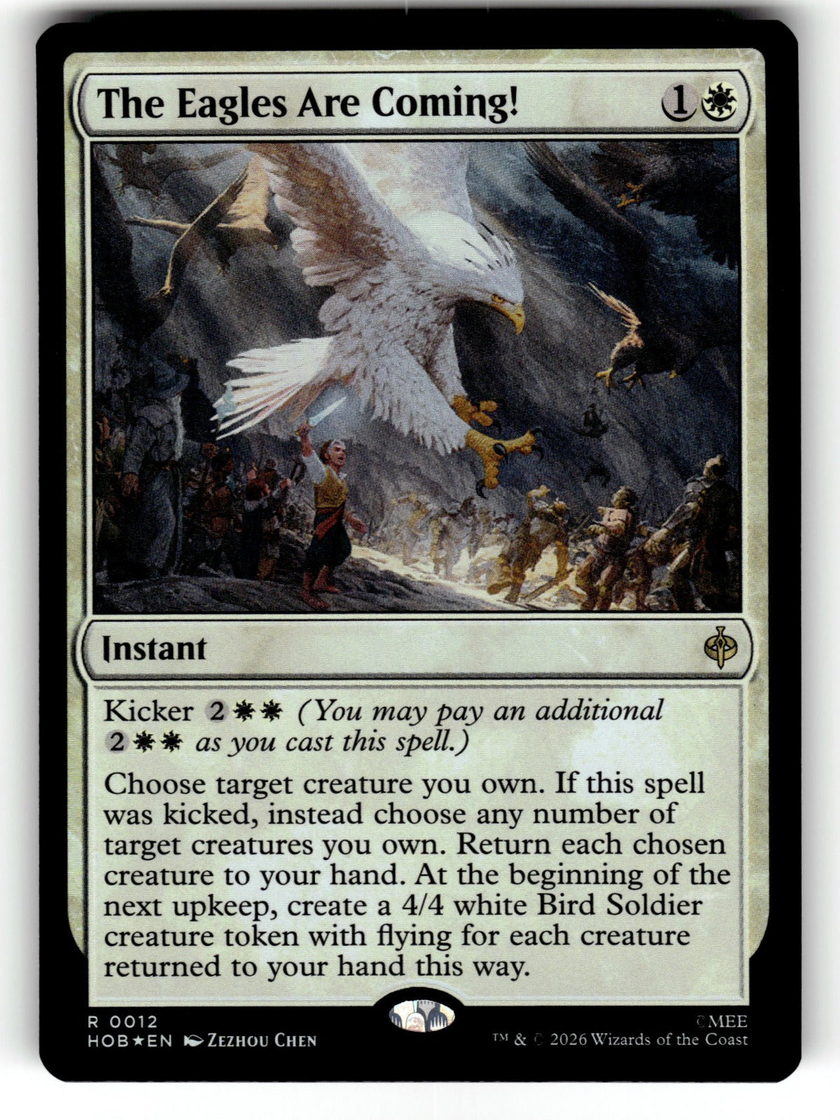 The Eagles Are Coming! – 12 HOB: The Hobbit R Foil NM