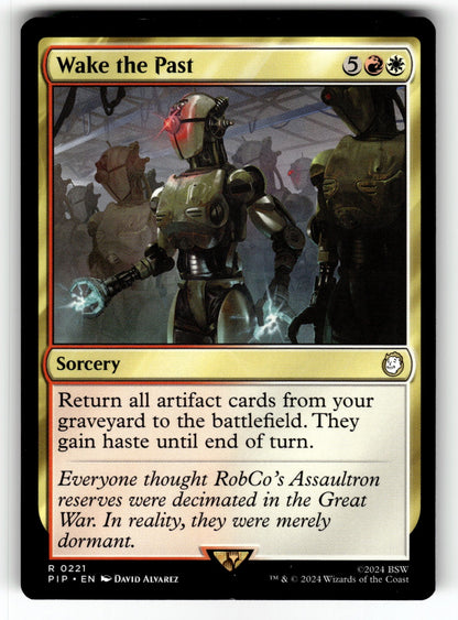 Wake the Past – 221 PIP: Universes Beyond: Fallout R NM