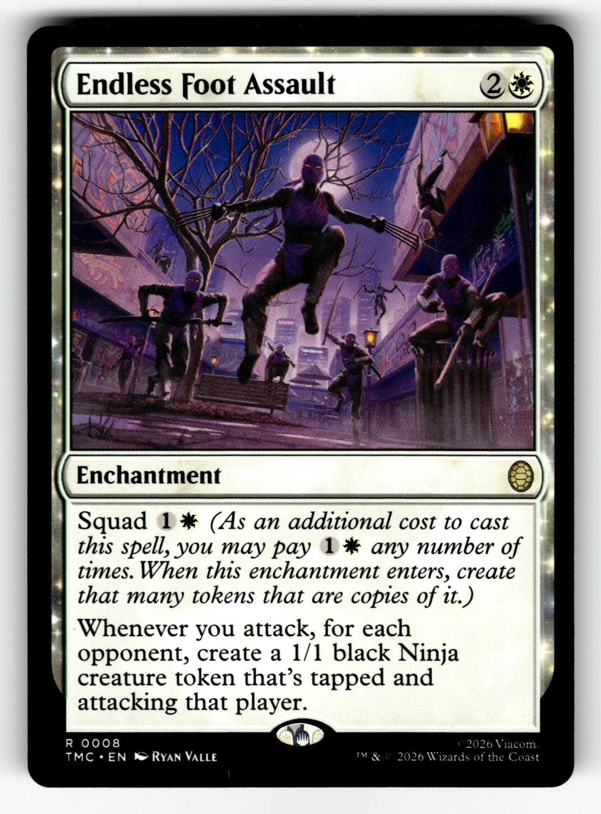 Endless Foot Assault – 8 TMC: Commander: Teenage Mutant Ninja Turtles R NM