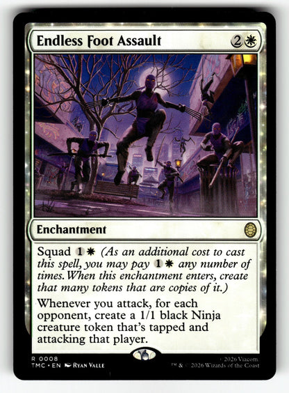 Endless Foot Assault – 8 TMC: Commander: Teenage Mutant Ninja Turtles R NM