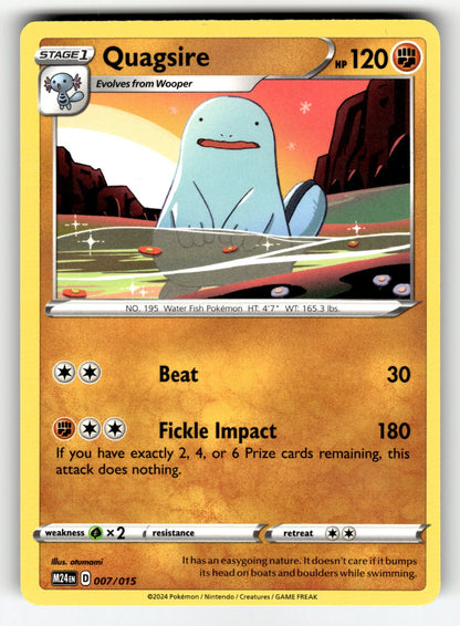 Quagsire – 007/015 M24: McDonald's Promos 2024 Promo LP