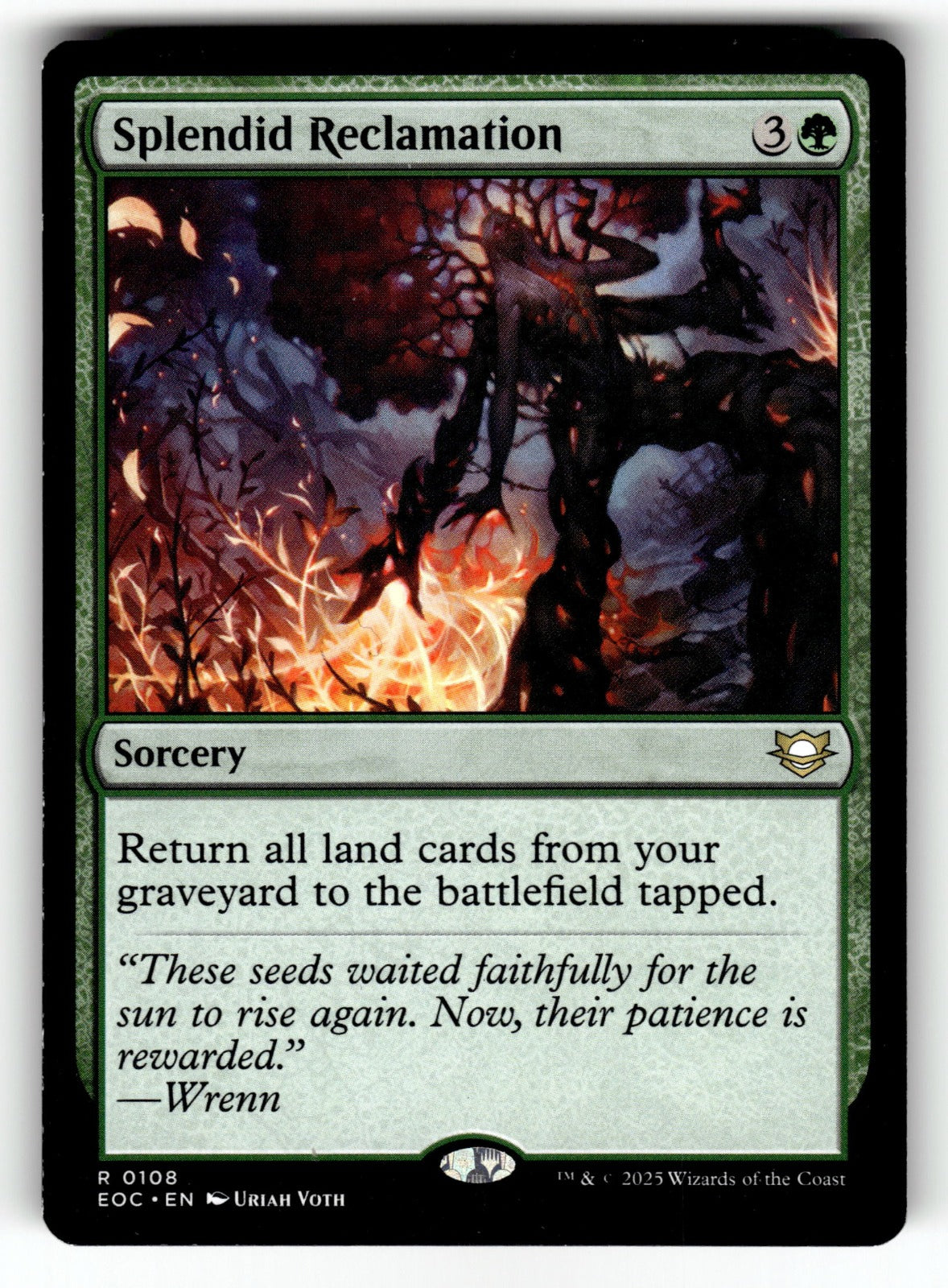 Splendid Reclamation – 108 EOC: Commander: Edge of Eternities R NM