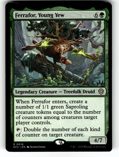 Ferrafor, Young Yew – 16 ECC: Commander: Lorwyn Eclipsed R NM
