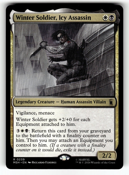 Winter Soldier, Icy Assassin – 239 MSH: Marvel Super Heroes R NM