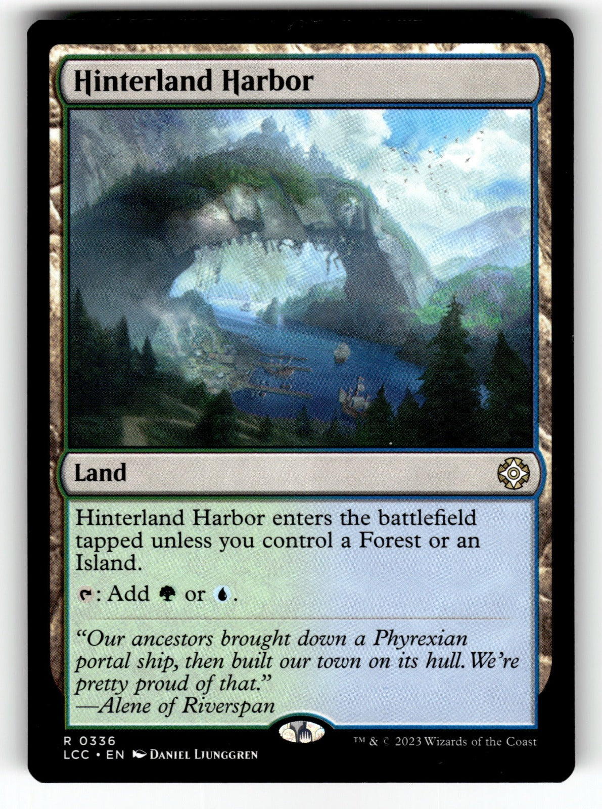 Hinterland Harbor – 336 LCC: Commander: The Lost Caverns of Ixalan R NM