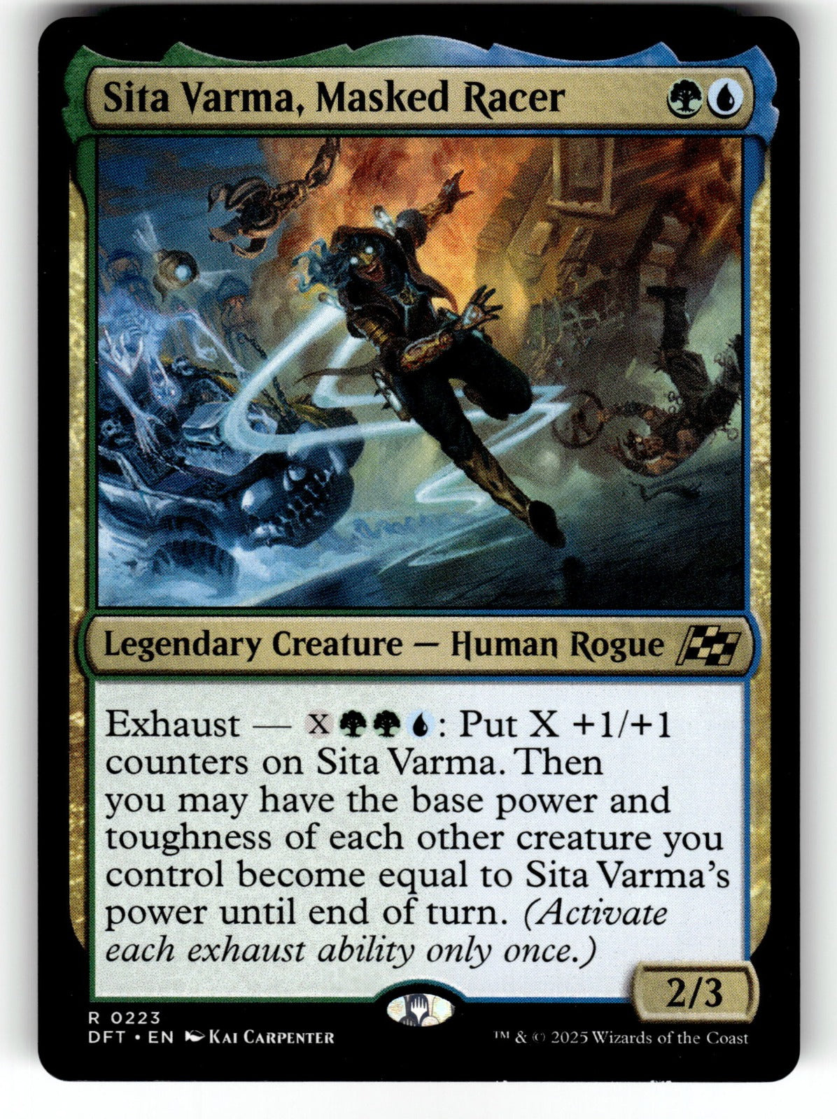 Sita Varma, Masked Racer – 223 DFT: Aetherdrift R NM