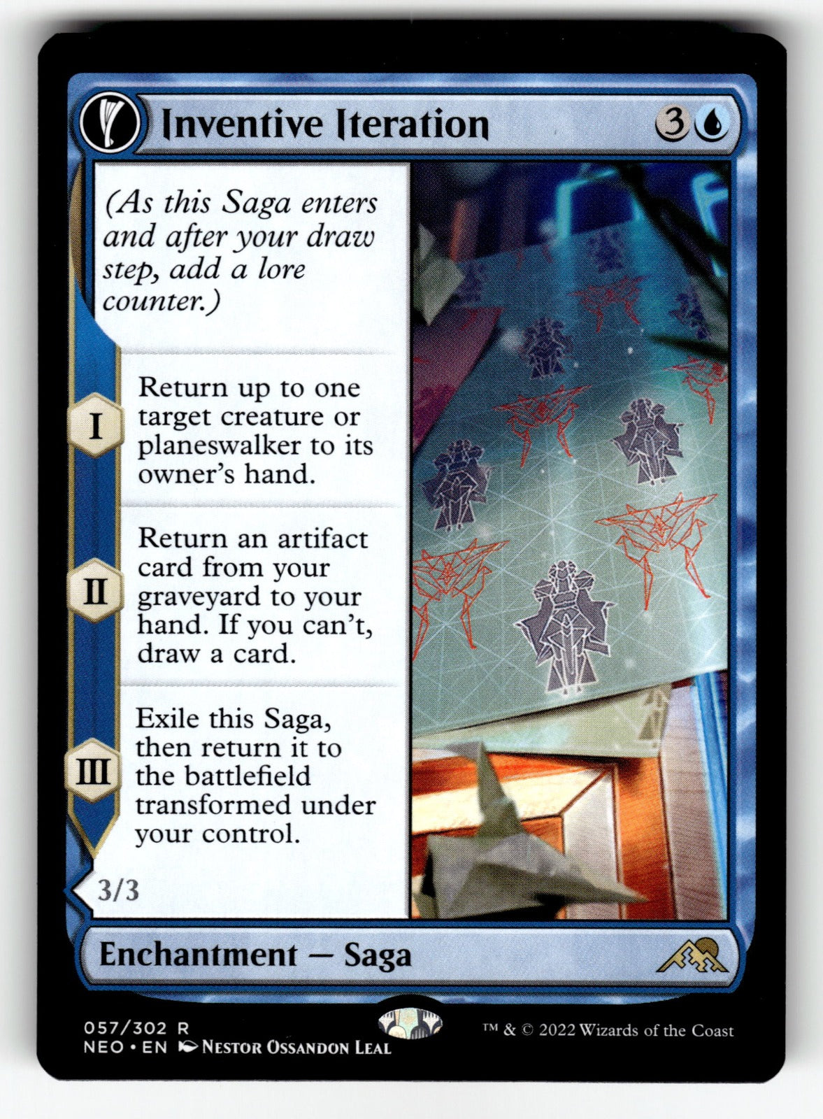 Inventive Iteration – 57 NEO: Kamigawa: Neon Dynasty R NM