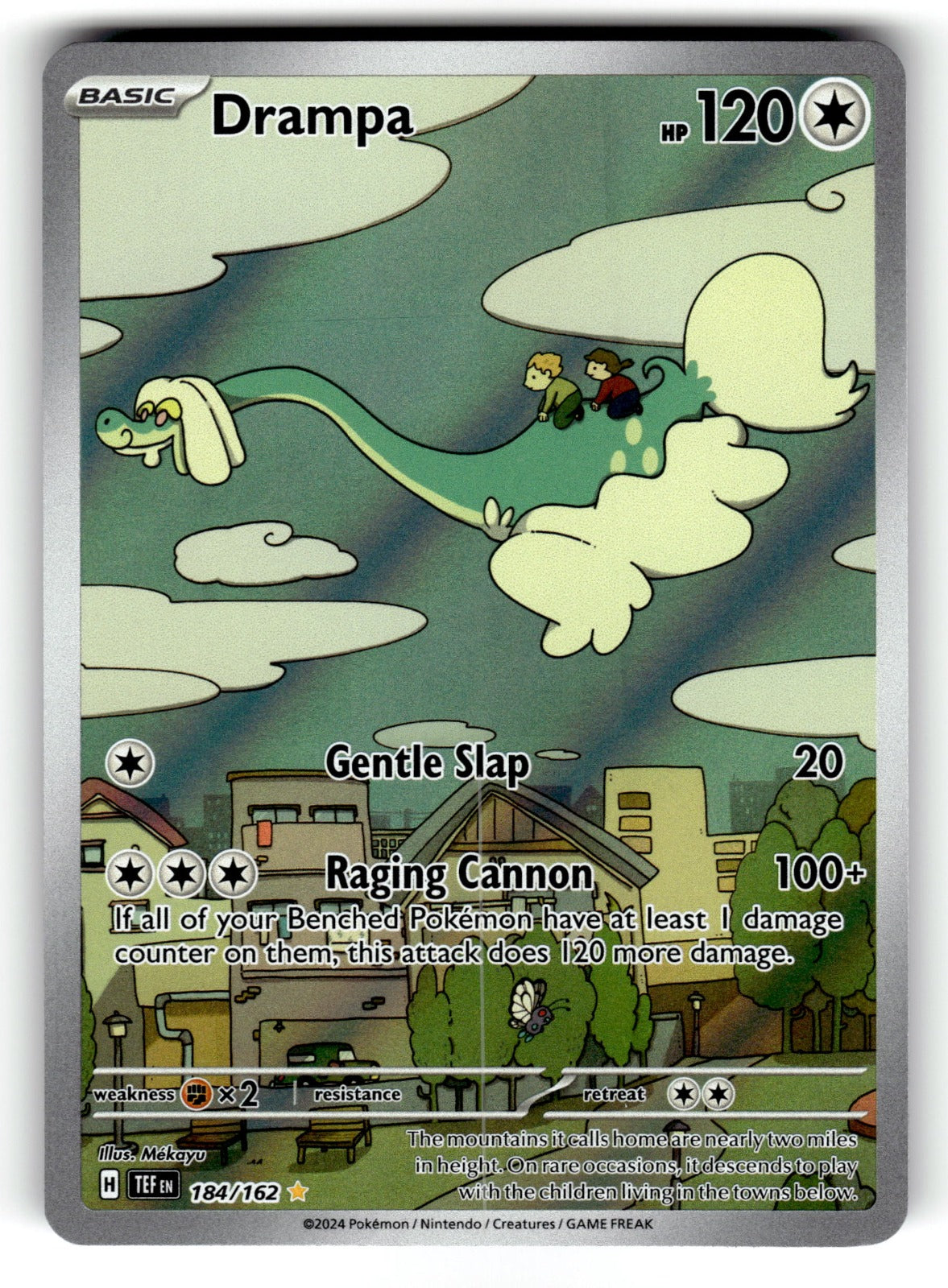 Drampa – 184/162 TEF: SV05: Temporal Forces Illustration Rare HoloNM