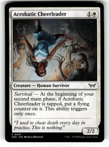 Acrobatic Cheerleader – 1 DSK: Duskmourn: House of Horror C NM