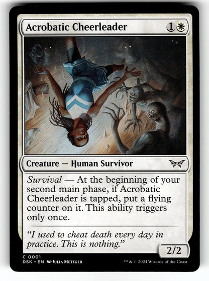 Acrobatic Cheerleader – 1 DSK: Duskmourn: House of Horror C NM