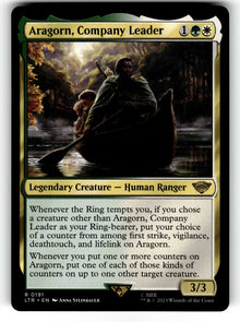 Aragorn, Company Leader – 191 LTR: Universes Beyond: The Lord of the Rings: Tales of Middle-earth R NM