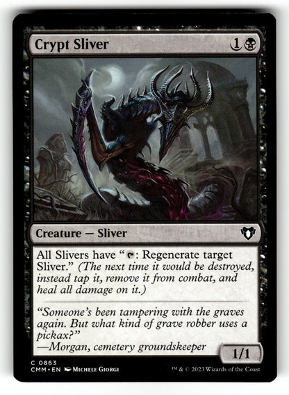 Crypt Sliver – 863 CMM: Commander Masters C NM