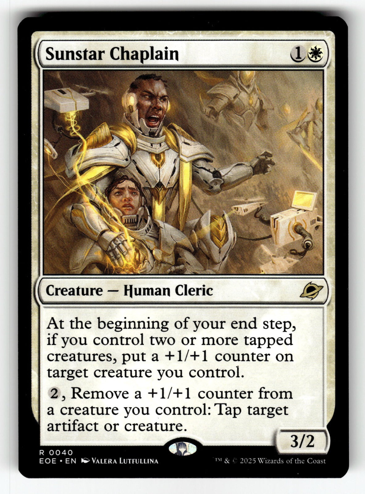 Sunstar Chaplain – 40 EOE: Edge of Eternities R NM