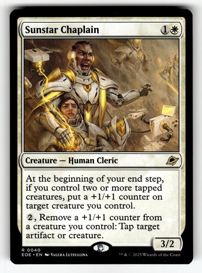 Sunstar Chaplain – 40 EOE: Edge of Eternities R NM