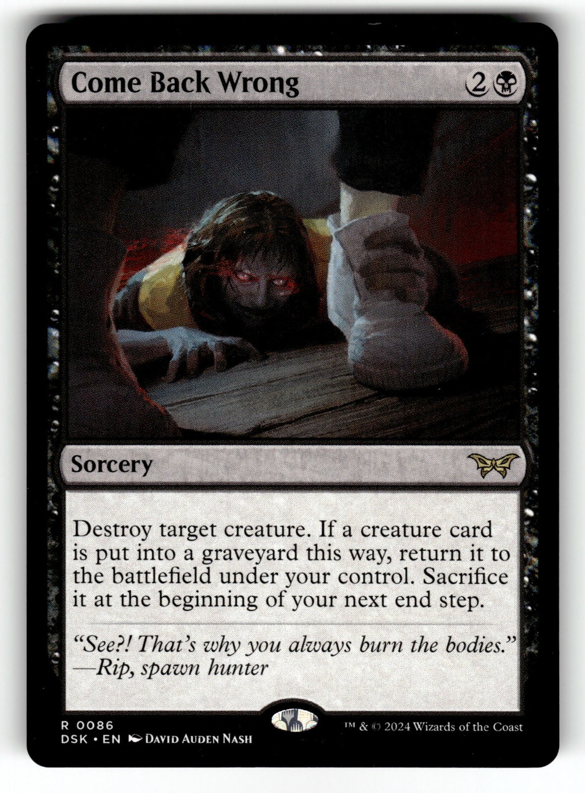 Come Back Wrong – 86 DSK: Duskmourn: House of Horror R NM