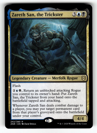 Zareth San, the Trickster – 242 ZNR: Zendikar Rising R NM