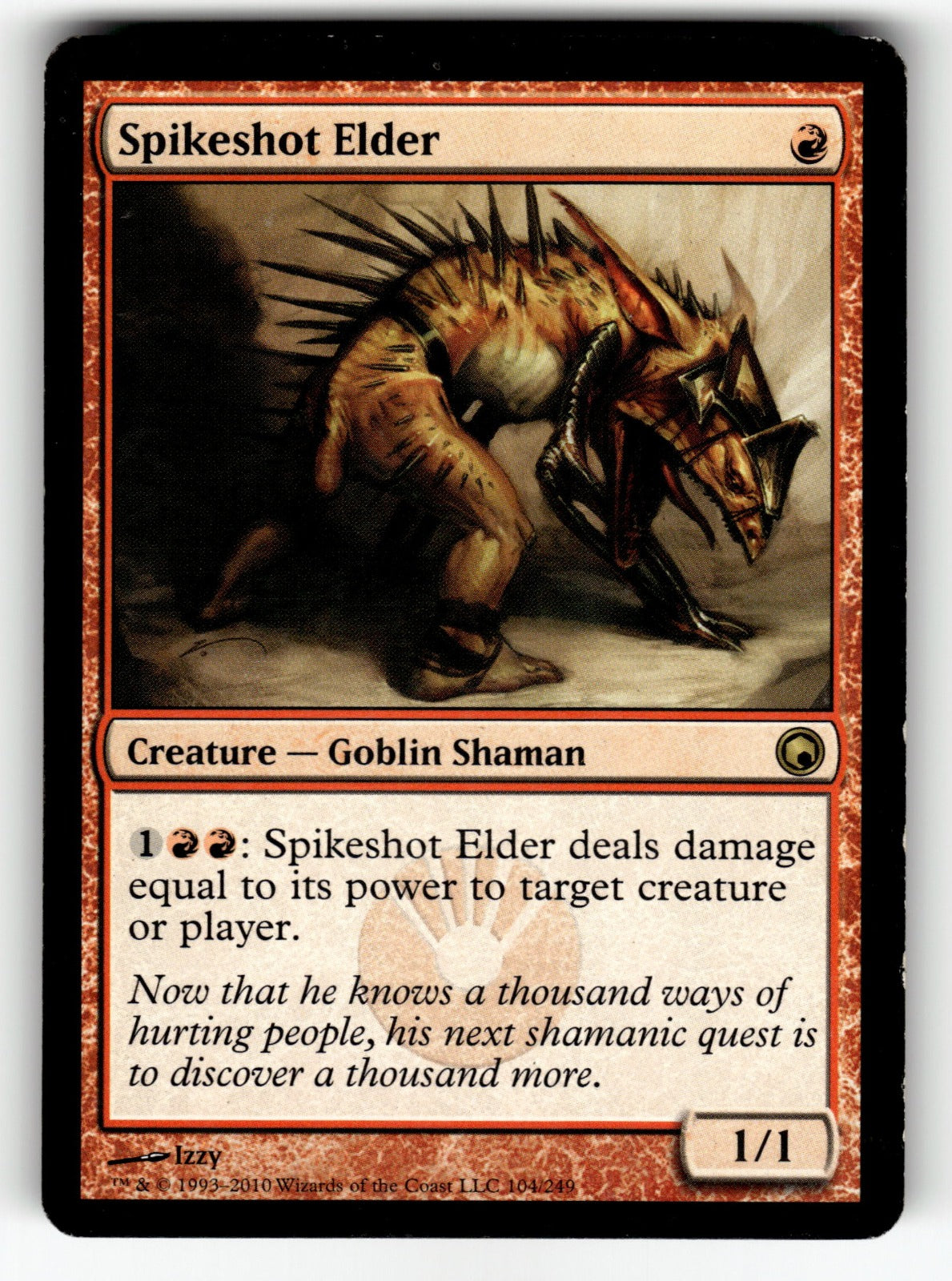 Spikeshot Elder – 104 SOM: Scars of Mirrodin R LP