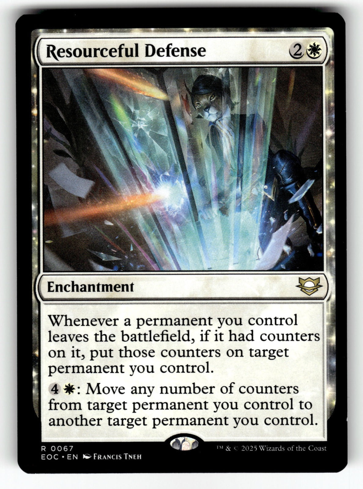 Resourceful Defense – 67 EOC: Commander: Edge of Eternities R NM