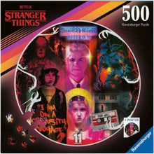 Stranger Things 500 Piece Round Puzzle