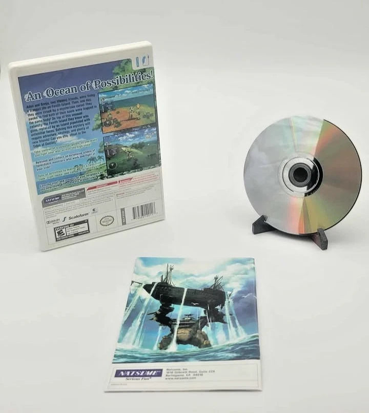 Rune Factory: Tides of Destiny (Nintendo Wii, 2011) w/ manual