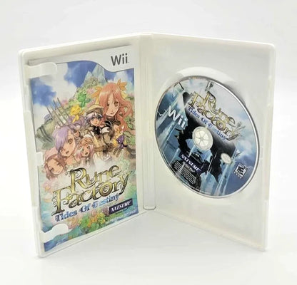 Rune Factory: Tides of Destiny (Nintendo Wii, 2011) w/ manual