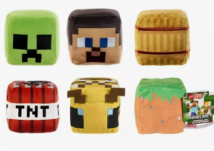 Mattel Minecraft 3-inch Block Plush (Smaller Cdu)