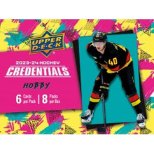 2023/24 Upper Deck Credentials Hockey