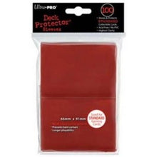 Ultrapro Red Deck Protector (Regular - 100 Ct)