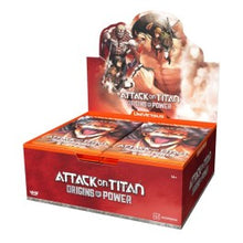 UniVersus CCG: Attack on Titan - Origins of Power Booster Display