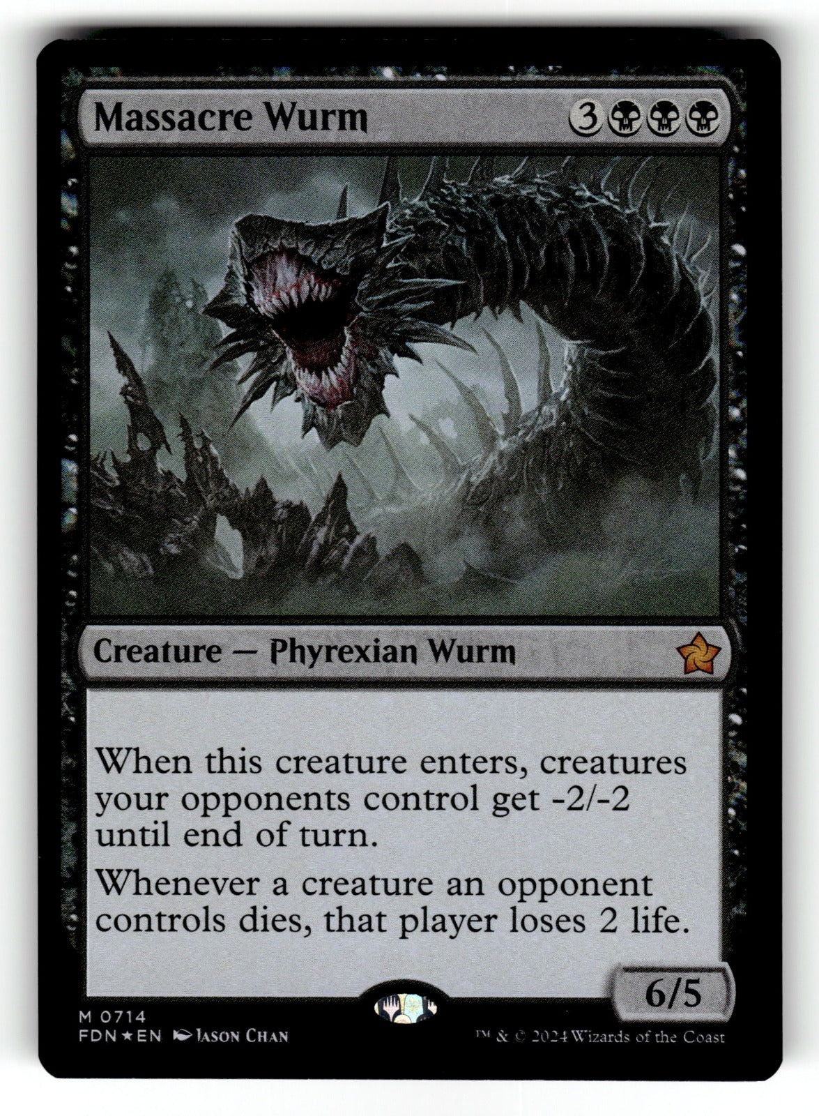 Massacre Wurm – 714 FDN: Foundations M FoilNM