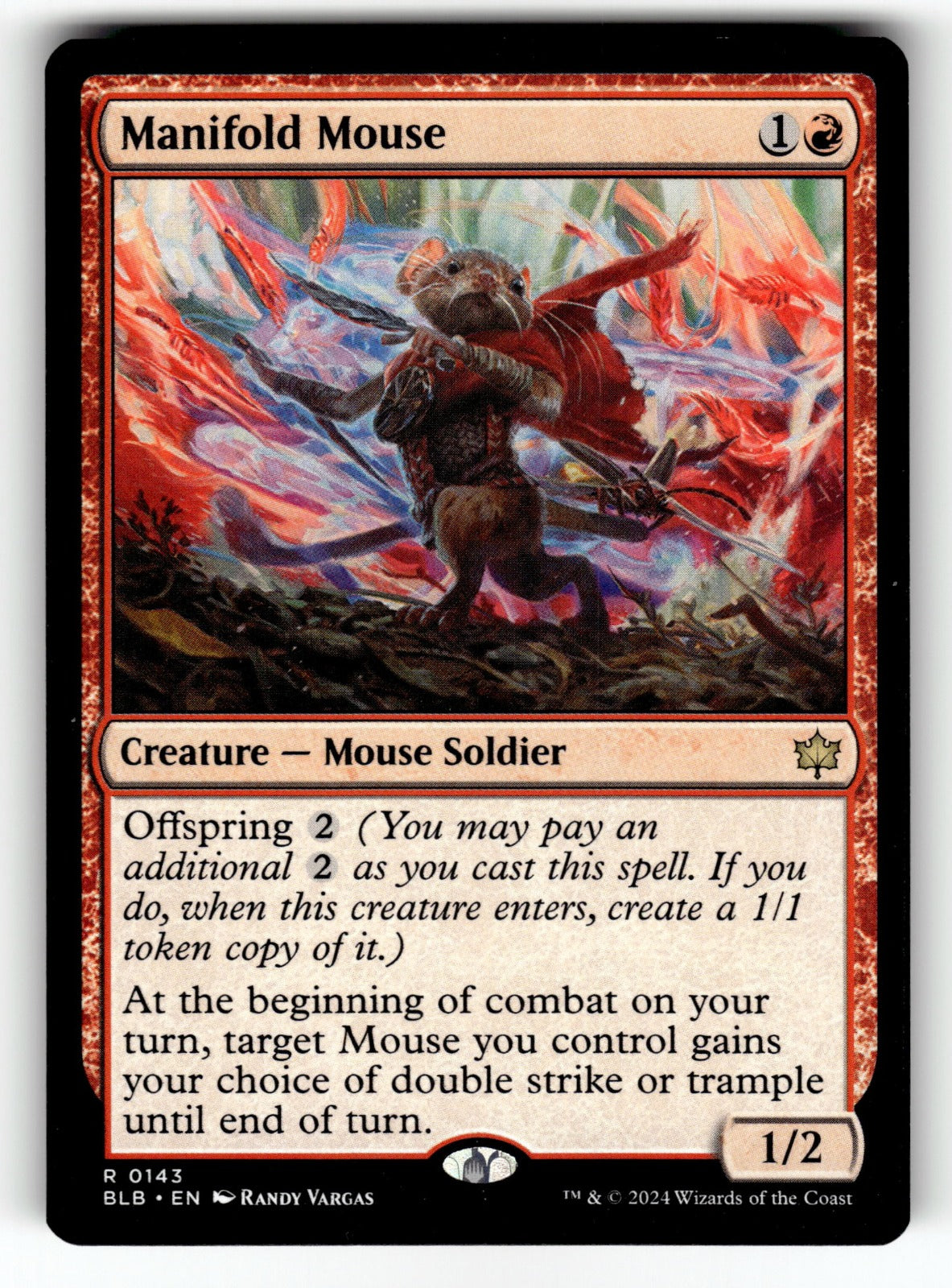 Manifold Mouse – 143 BLB: Bloomburrow R NM