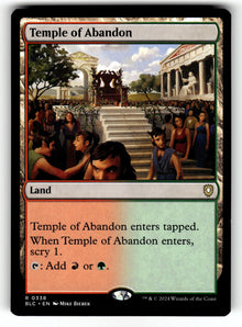 Temple of Abandon – 338 BLC: Commander: Bloomburrow R NM
