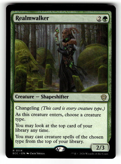 Realmwalker – 114 ECC: Commander: Lorwyn Eclipsed R NM