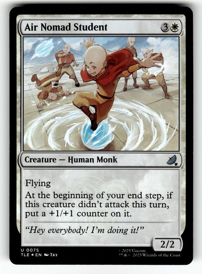 Air Nomad Student – 75 TLE: Avatar: The Last Airbender: Eternal-Legal U Foil NM