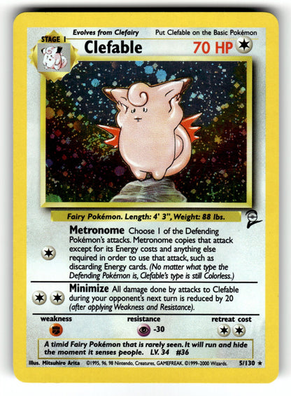 Clefable (1) – 01/64 JU: Jungle Holo Rare Unlimited HoloNM