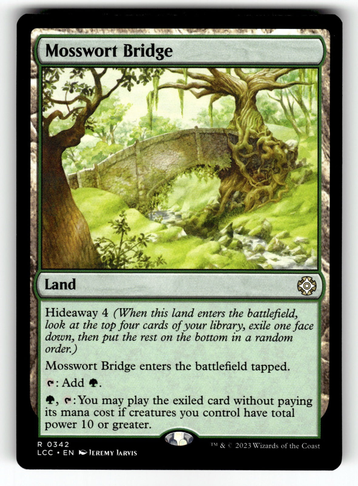 Mosswort Bridge – 342 LCC: Commander: The Lost Caverns of Ixalan R NM