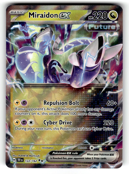 Miraidon ex – 122/162 TEF: SV05: Temporal Forces Double Rare Holo NM