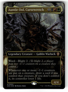 Auntie Ool, Cursewretch (Borderless) – 2 ECC: Commander: Lorwyn Eclipsed M Foil NM