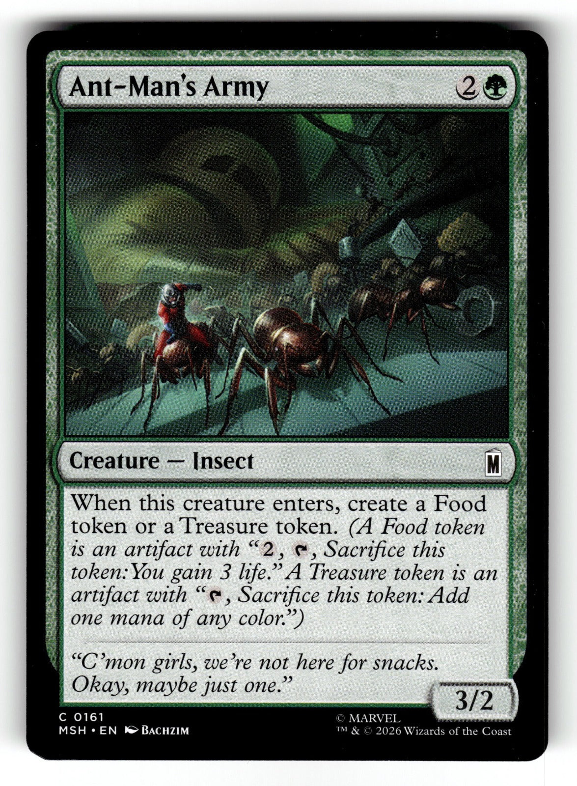 Ant-Man's Army – 161 MSH: Marvel Super Heroes C NM