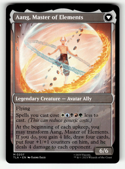 Avatar Aang – 207 TLA: Avatar: The Last Airbender M NM (Back)