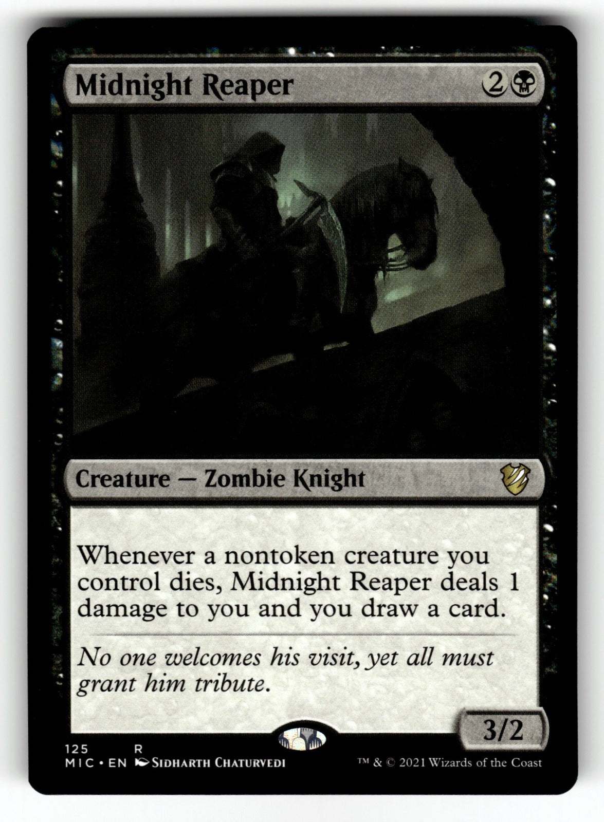 Midnight Reaper – 125 MIC: Commander: Innistrad: Midnight Hunt R NM