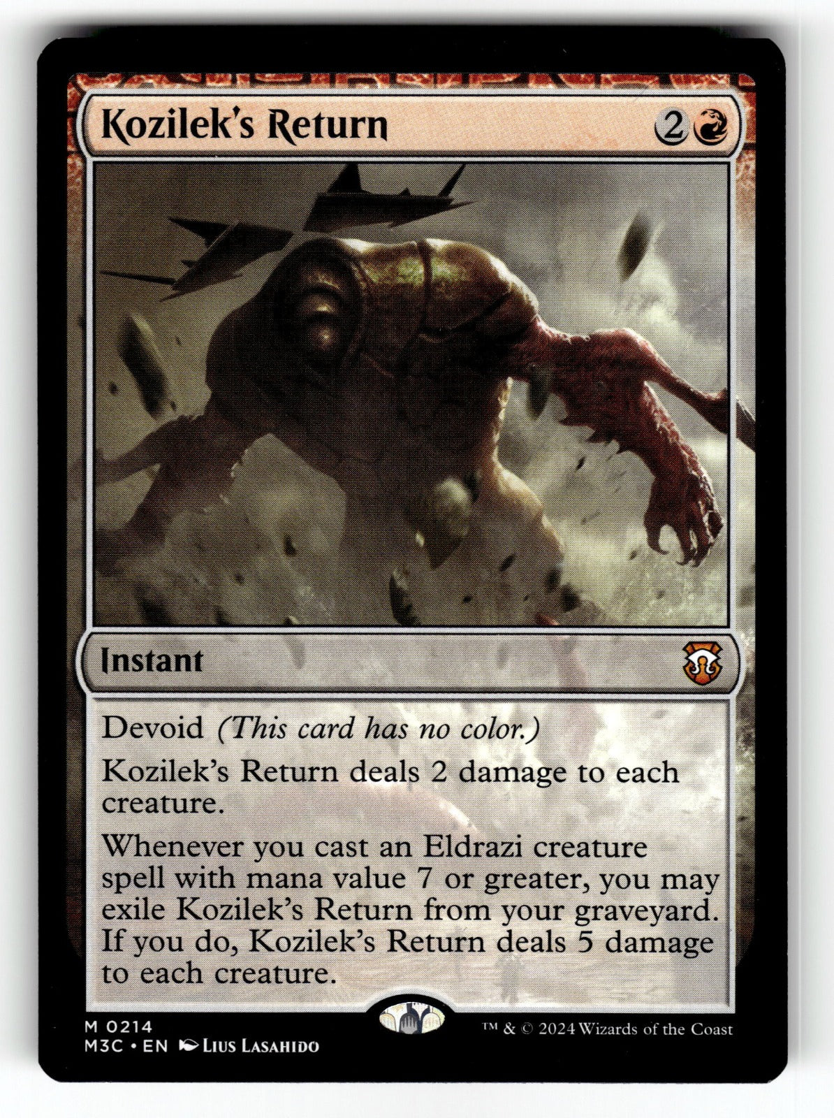 Kozilek's Return – 214 M3C: Commander: Modern Horizons 3 M NM